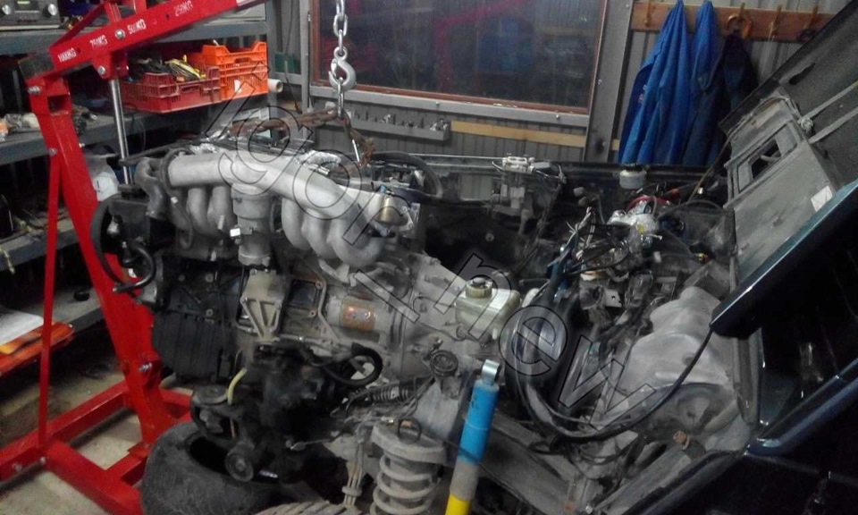 Mercedes-Benz G-class swap OM613 3.2cdi частина 4-я 5