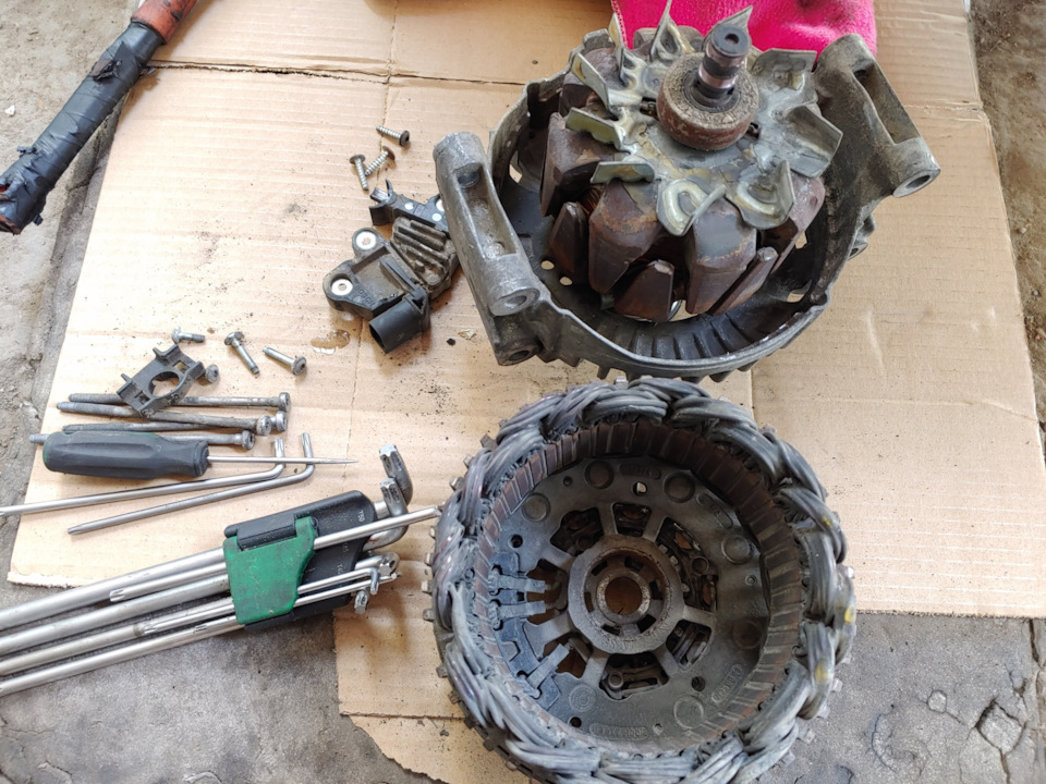 Перебір генератора GL164 BOSCH 0121813020. A0141541302 4