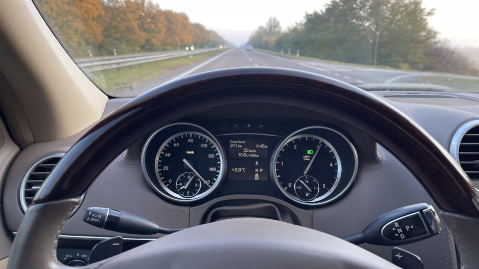 Середня витрата GL 350 om642 1