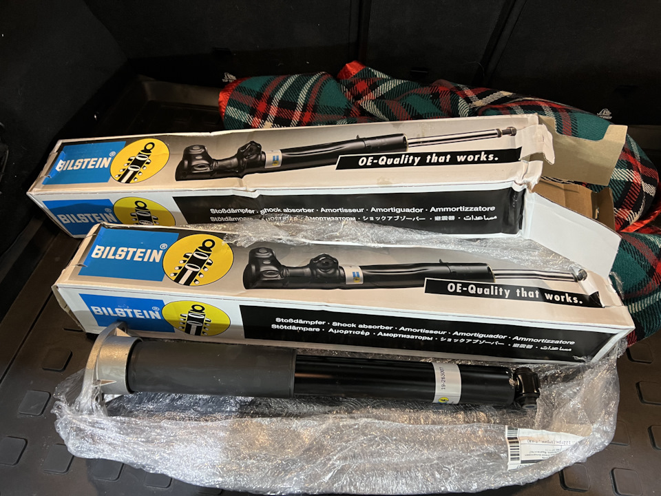 Бубонення задньої підвіски. Заміна задніх амортизаторів на Bilstein 3