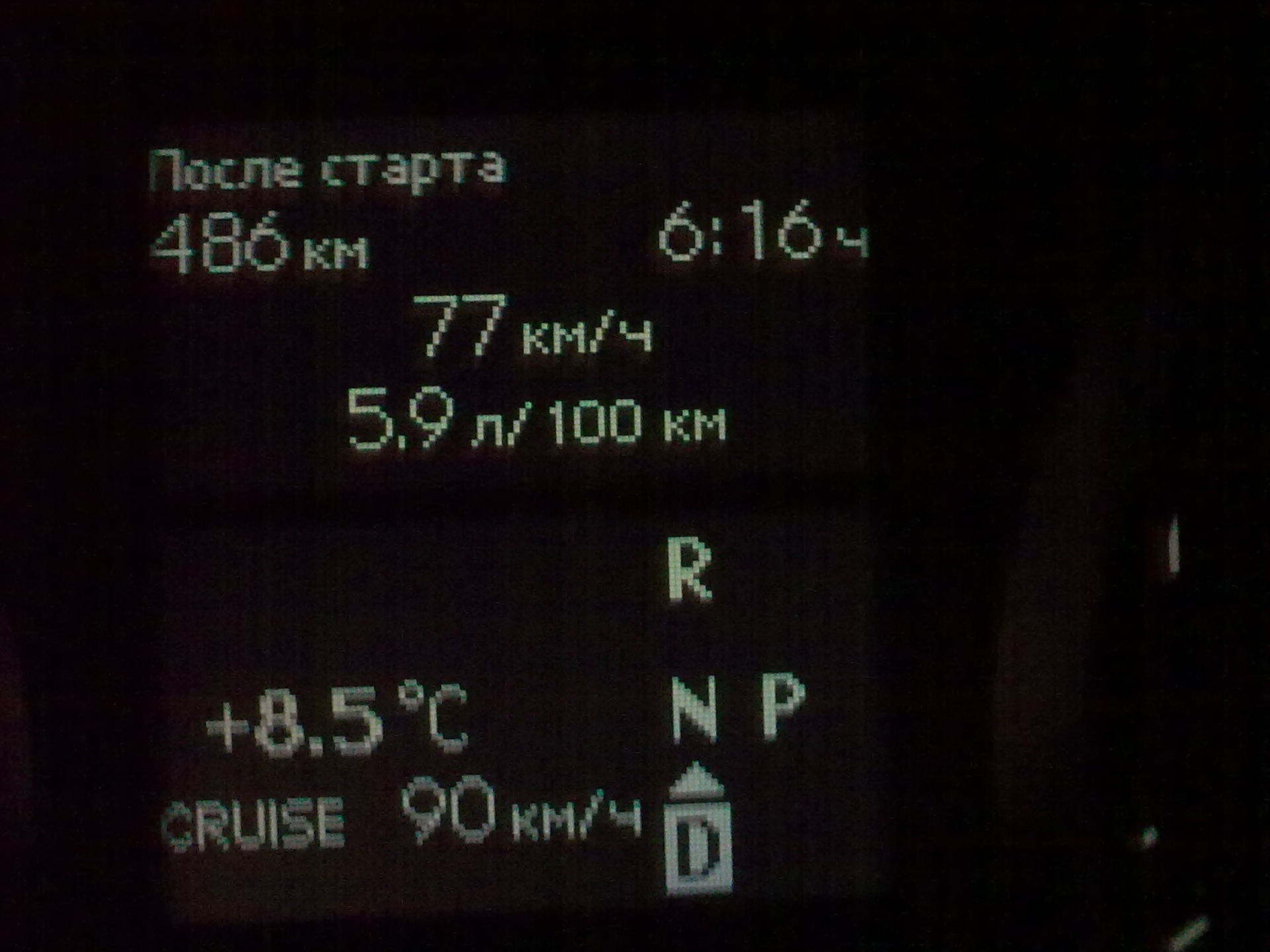 мінімальна витрата 5.9л/100км 1