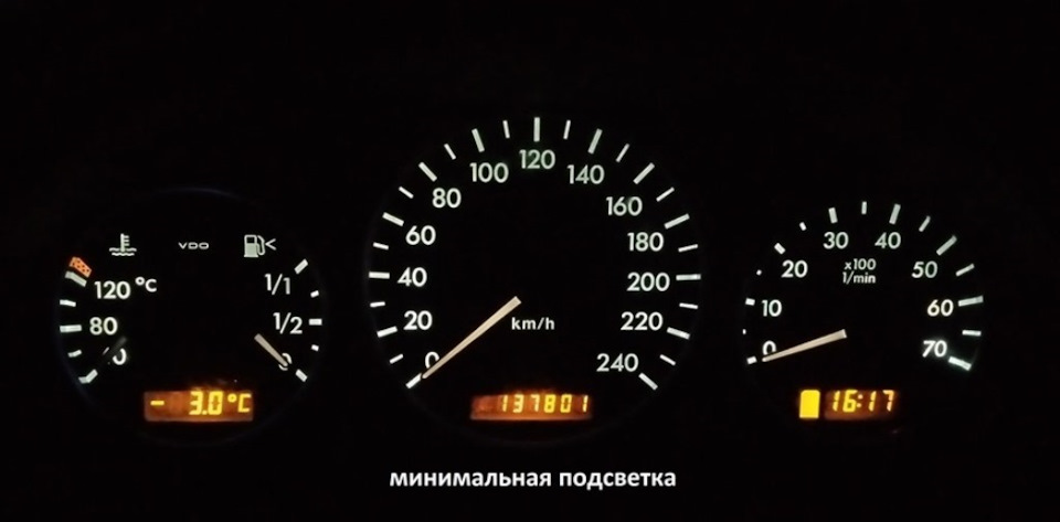 Підсвічування панелі приладів 1