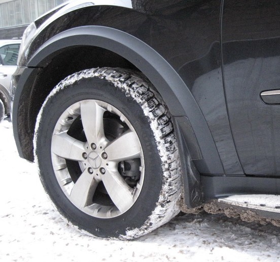 Підніжки AMG + Бризковики W164 (ML, GL) 2