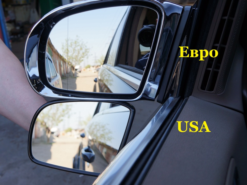 Заміна USA дзеркала на Євро аналог (ML) 2