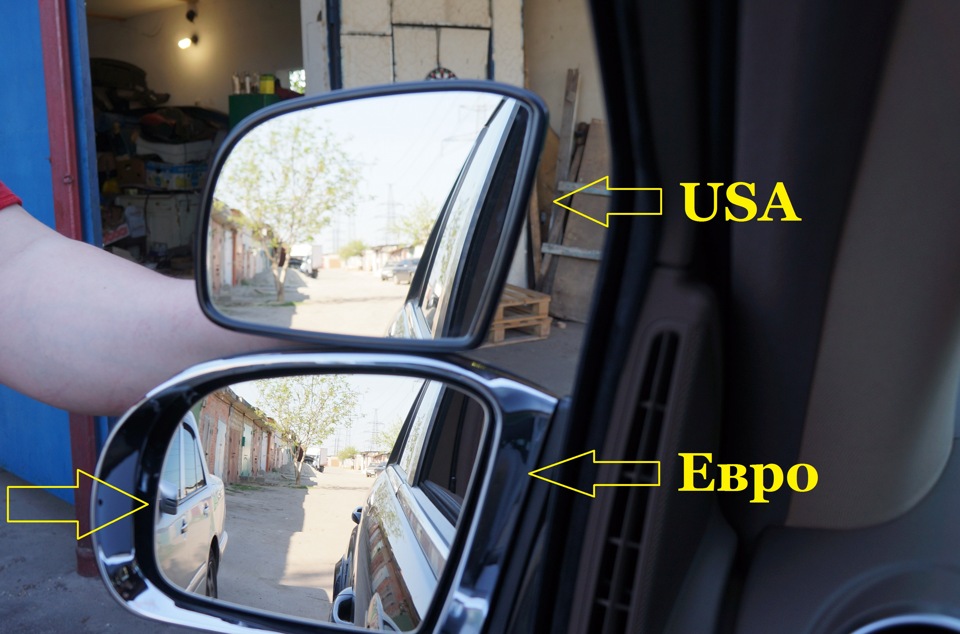 Заміна USA дзеркала на Євро аналог (ML) 1