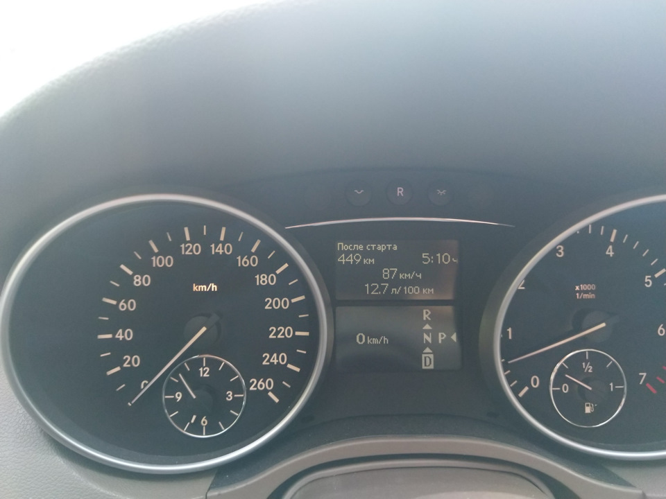 Про витрати газу ML350 1