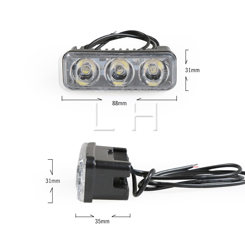 DRL (ДХО) + стробоскопи 3