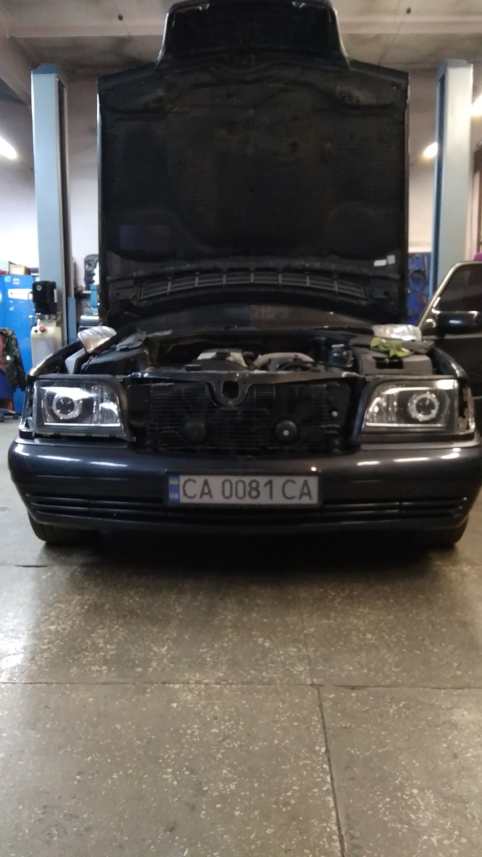 Лінзи у фари W140 1