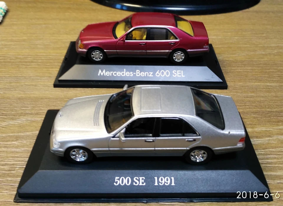 Немного обновил свой мини автопарк на тему Mercedes W140