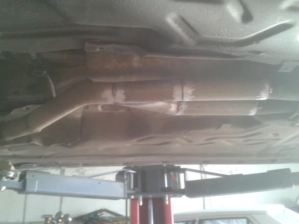 EXHAUST STOCK SISTEM)NO CATALISATORS)