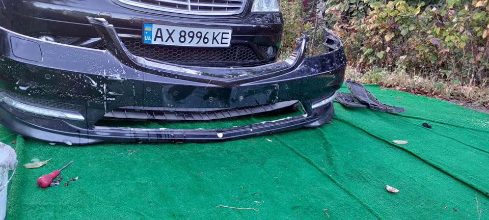 Новий бампер РЕСТ ... w221 1