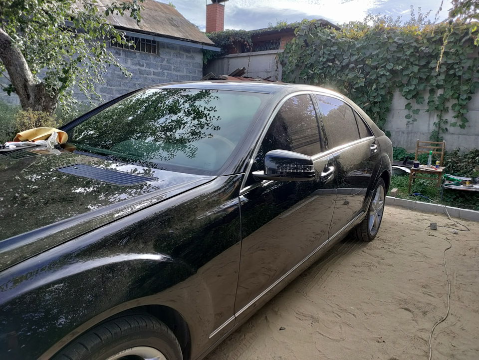 Заміна дзеркал заднього виду на w221 1