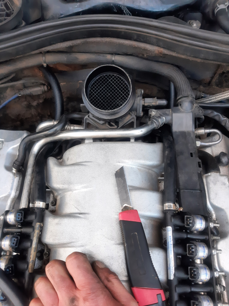 ГБО PRINS в Мерседес w220 ч. 2 5