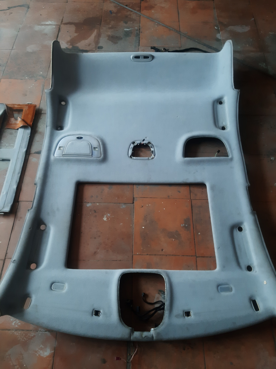 Перетягнув стелю на w220 2