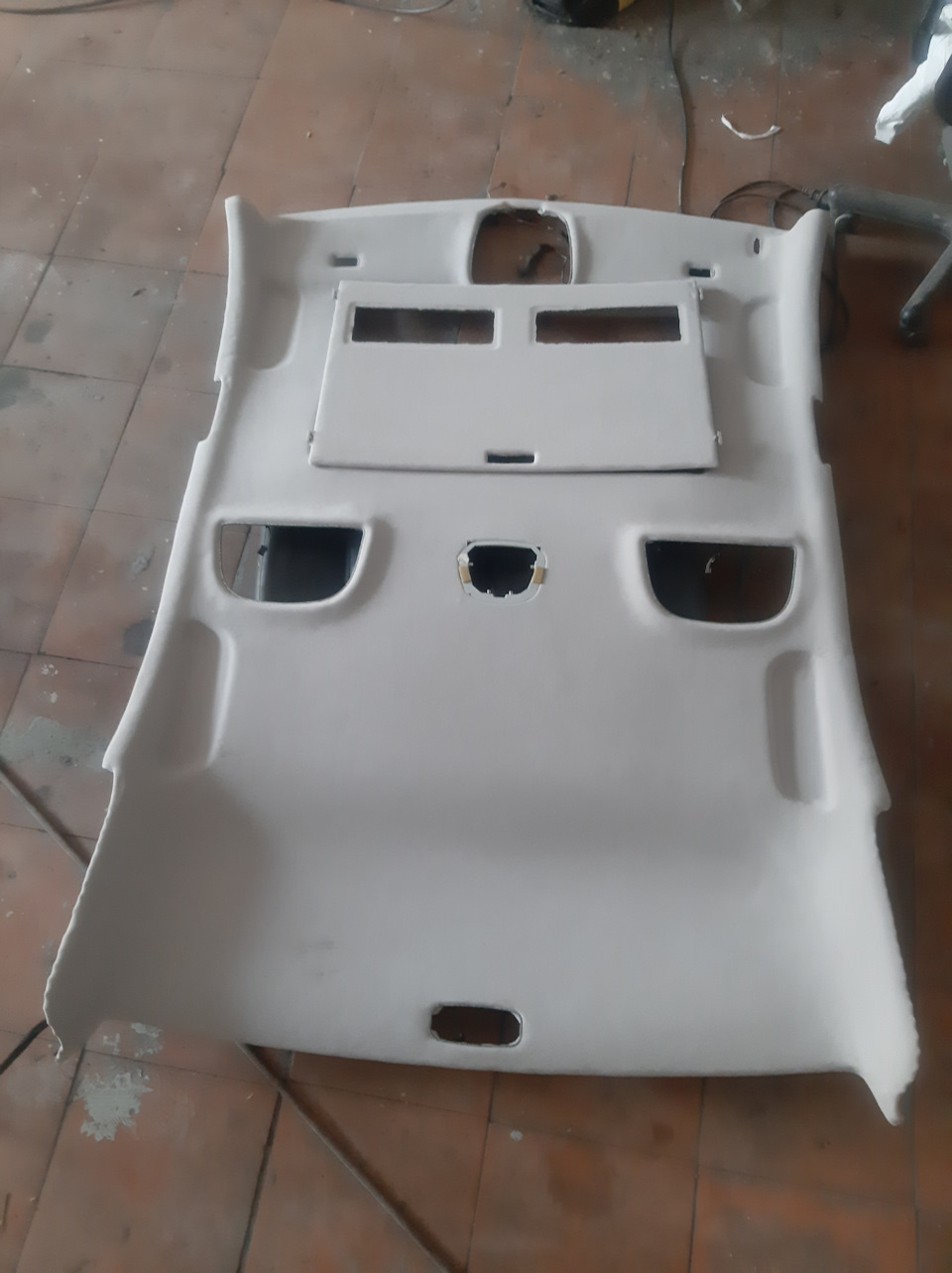 Перетягнув стелю на w220 4