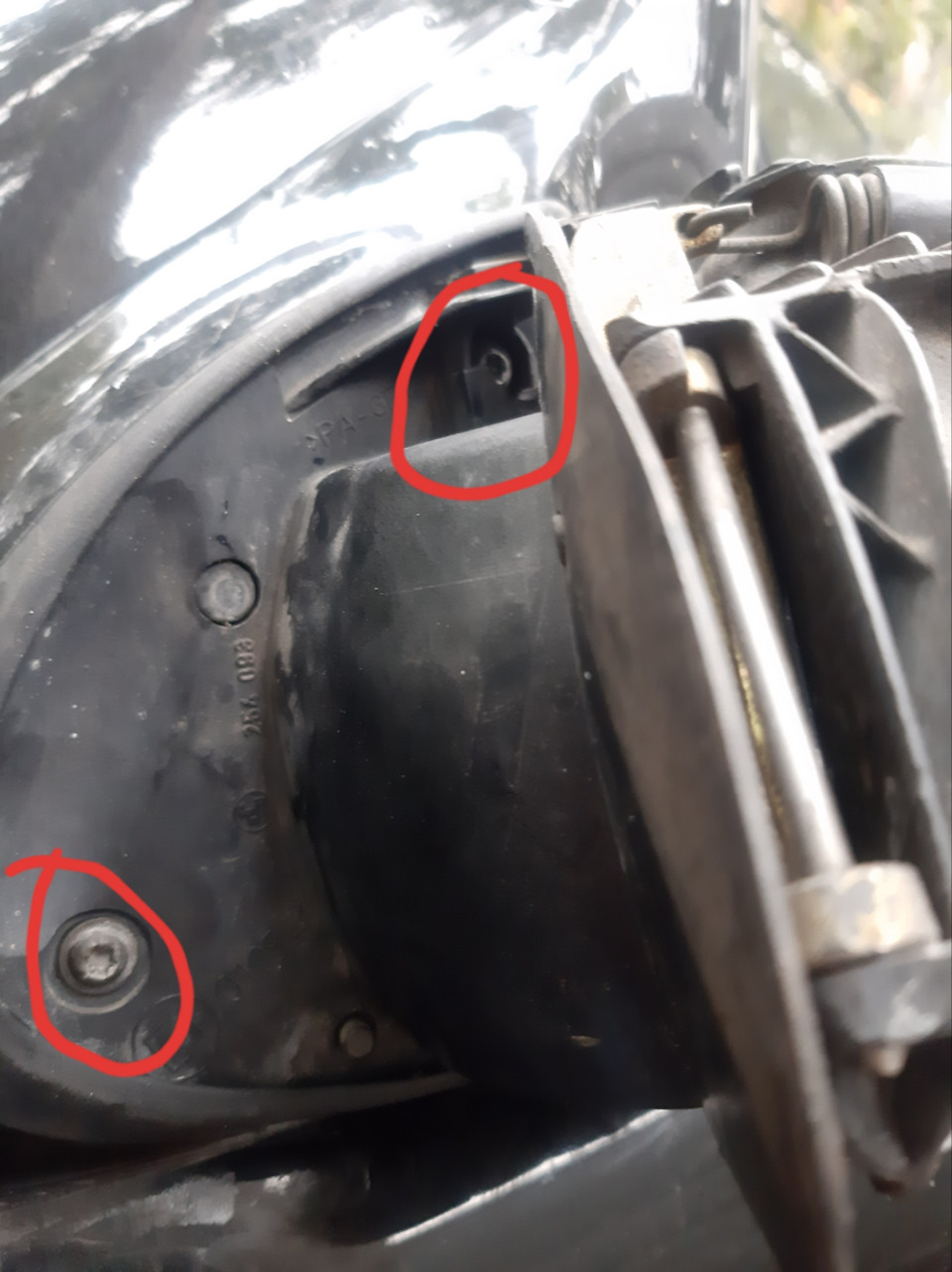 Ущільнювачі дзеркал заднього виду МВ w220 5