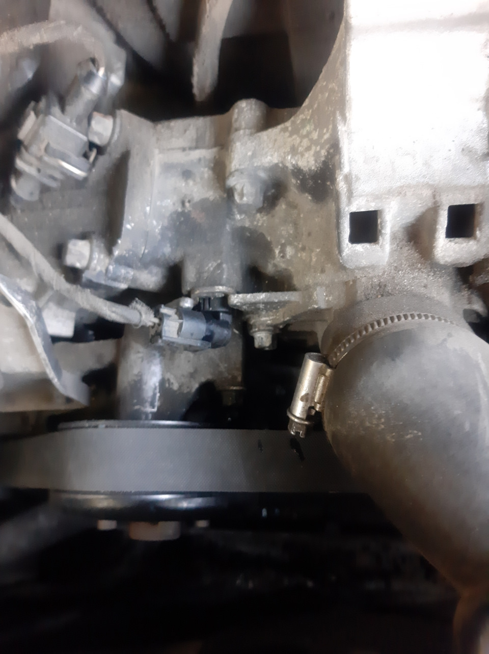 Заміна датчика температури ДВЗ m113 w220 5