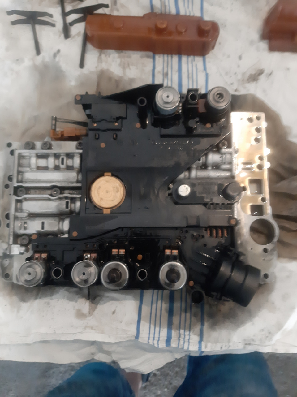 Заміна мастила в АКПП 722.6 w220 4