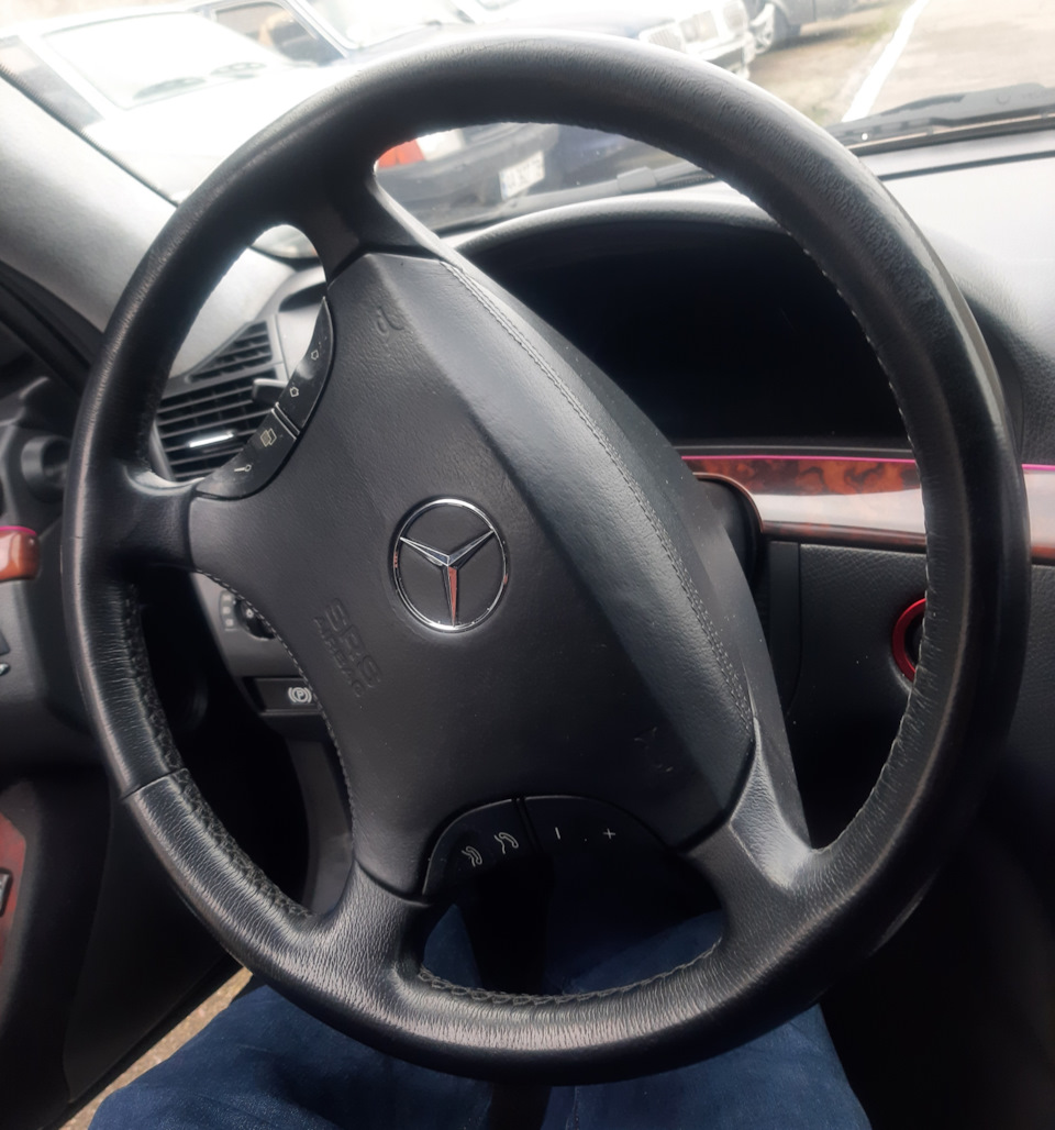 Заміна штурвала МВ w220 5