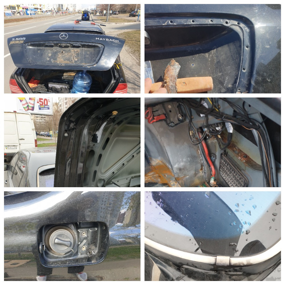 Як повернути річки назад - осушення багажника W220. Частина 3, остання 2