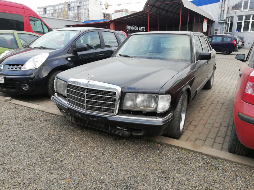 Перший виїзд W126 swap 3.2 cdi 722.6 (OM613) 3