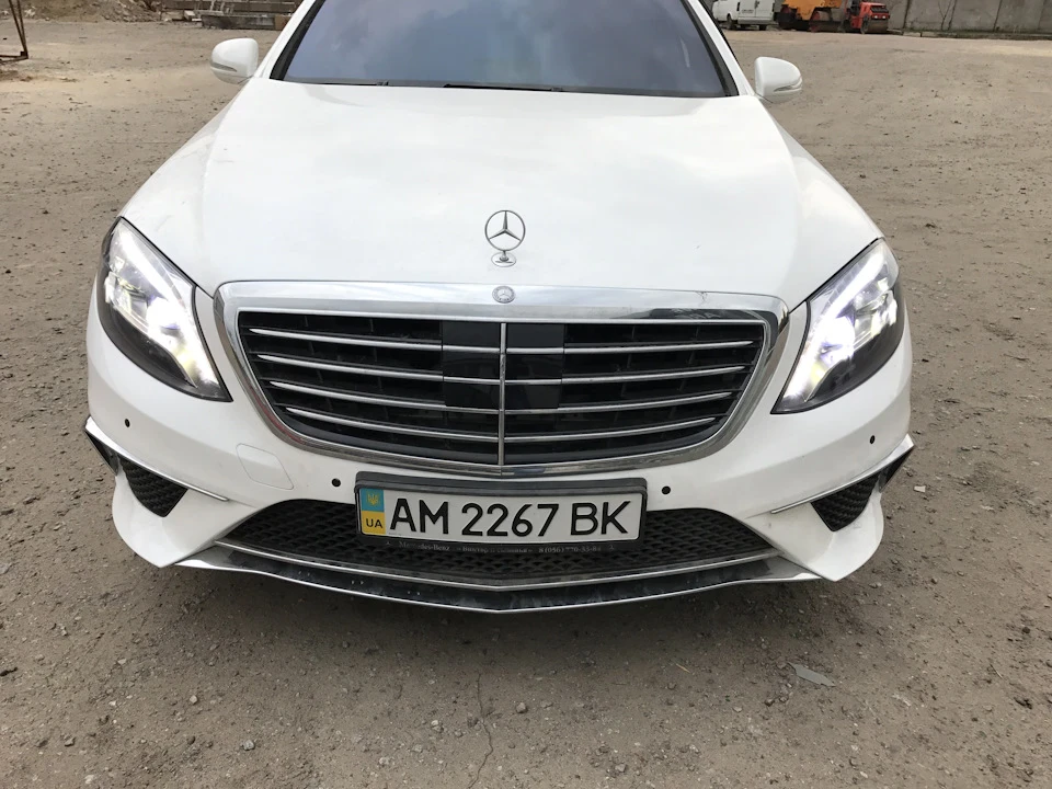 Підключення фар Мерседес 222