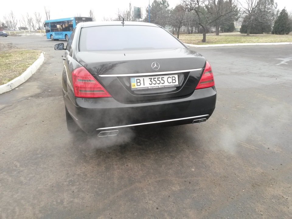Якось вранці, в холодну пору побачив дим з вихлопної, а виявився Webasto. 2