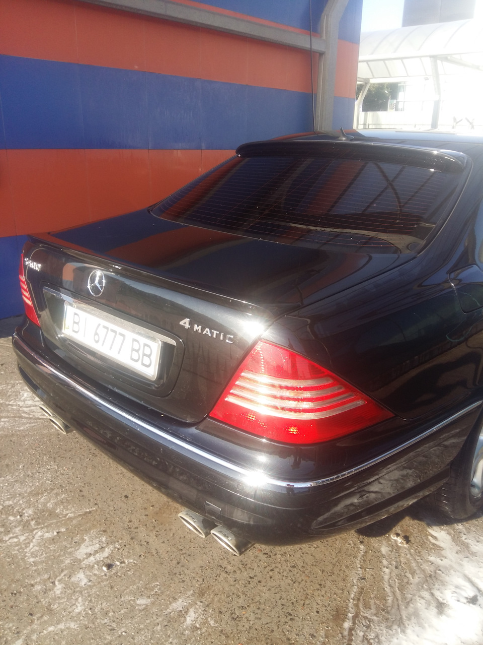 ////AMG задній бампер + вихлоп 1