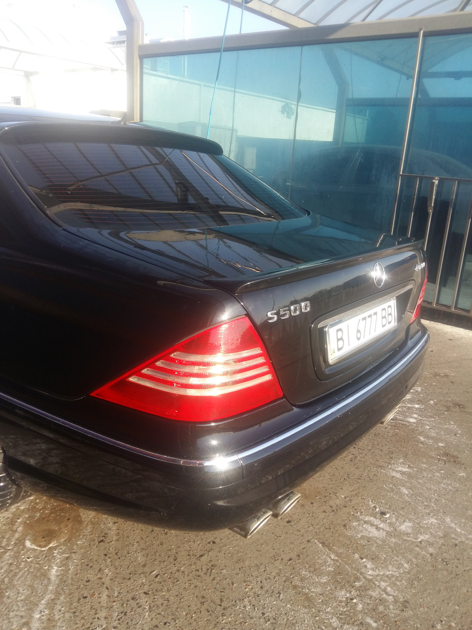 ////AMG задній бампер + вихлоп 2