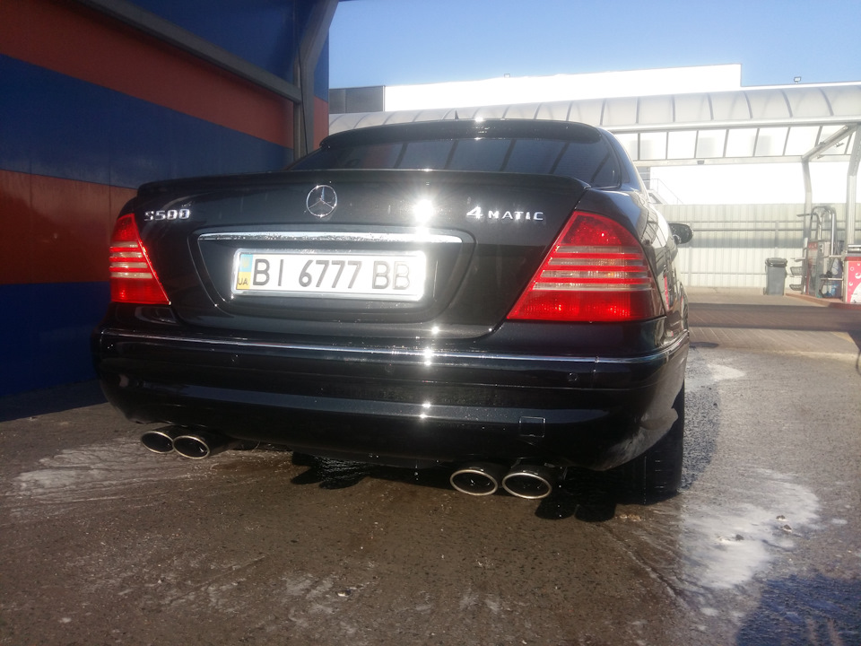 ////AMG задній бампер + вихлоп 4