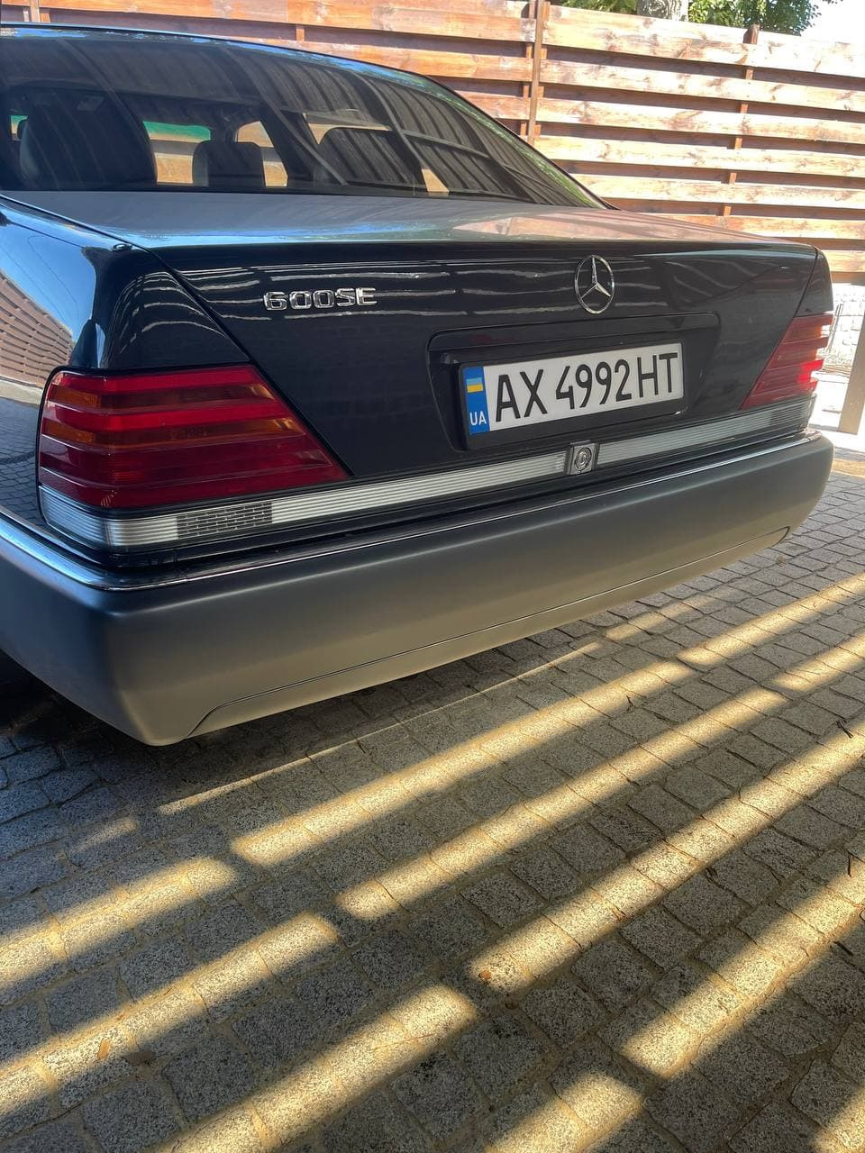 Заміна задніх відбивачів W140 4