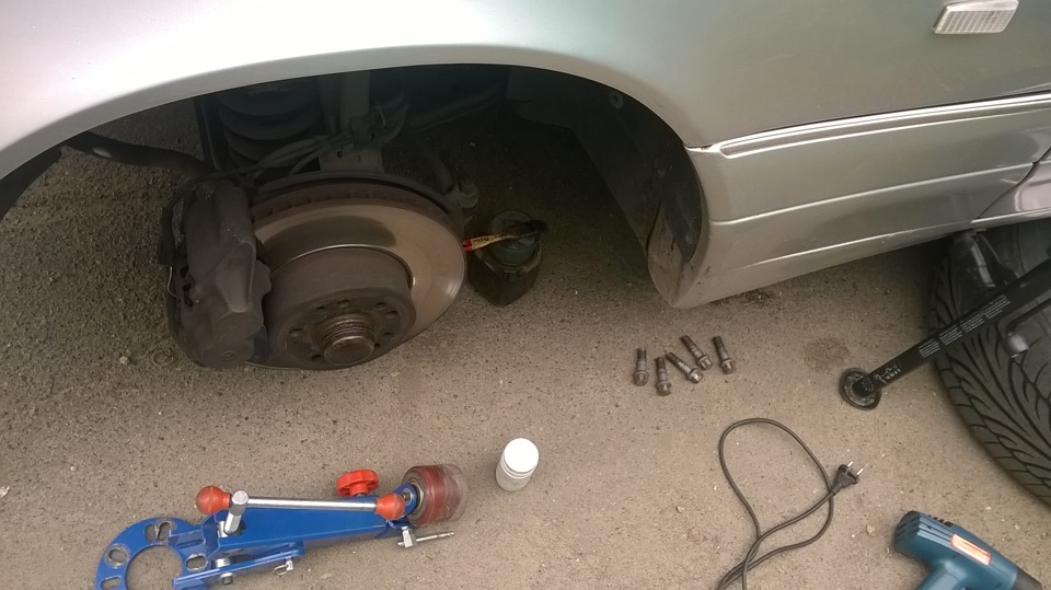 -35мм. Підготовка. Розкочування передніх арок w140. 4