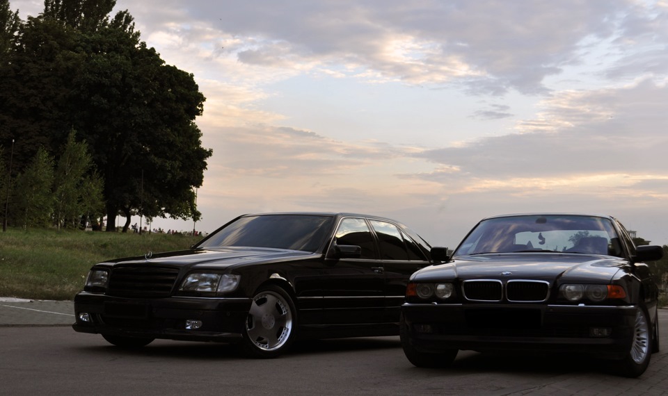 Флагмани поза часом W140 & E38 5