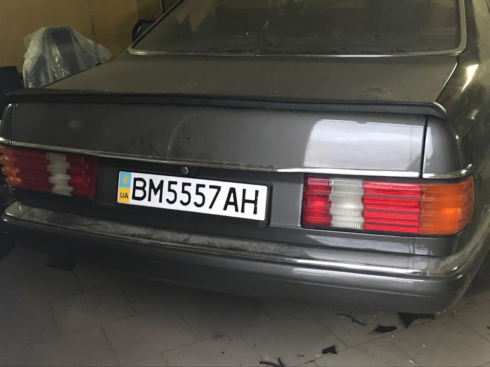 Спойлер для W126 SEC! Заповітні три літери AMG! 3