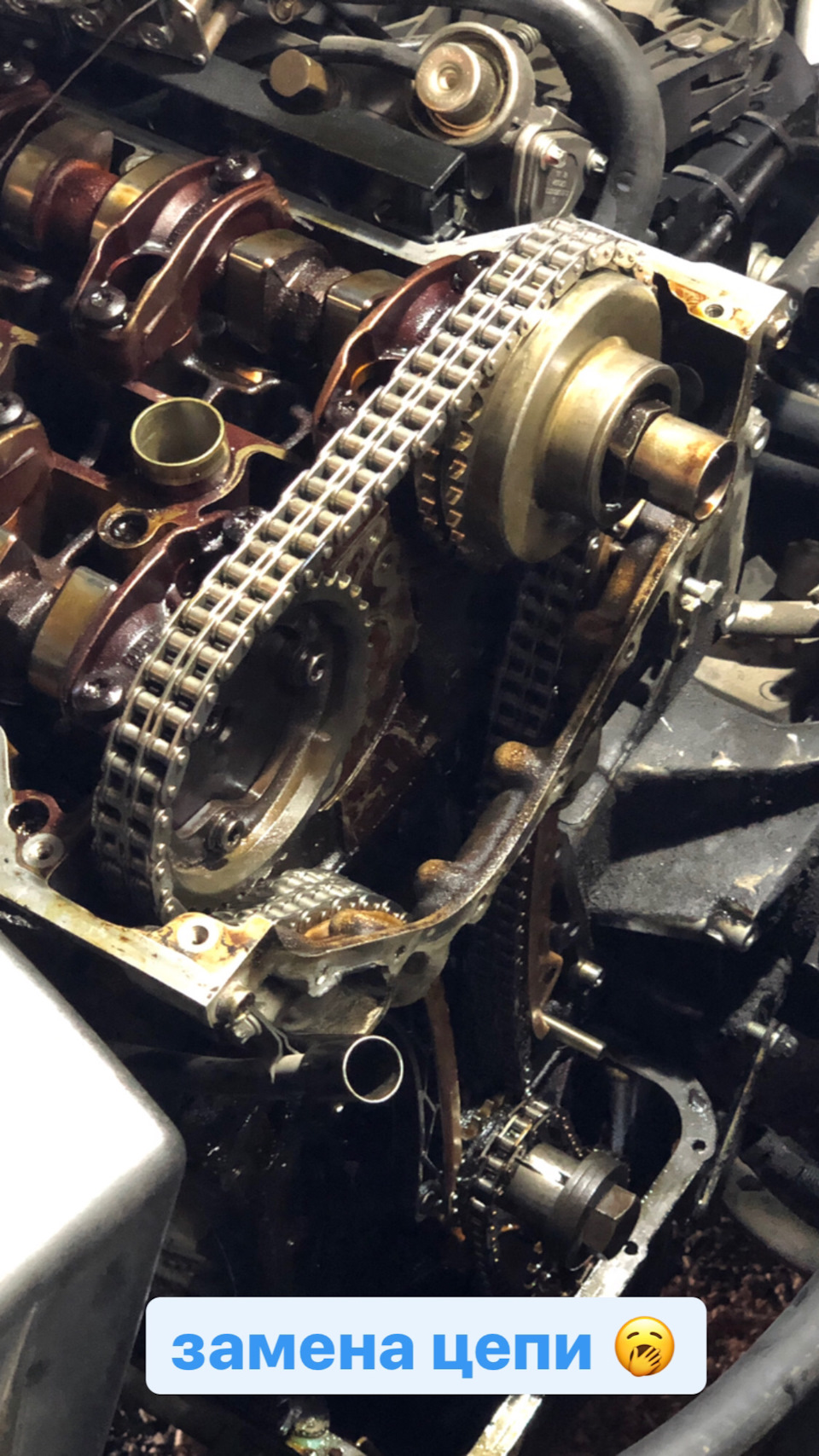 Заміна ланцюгів двигуна. 1
