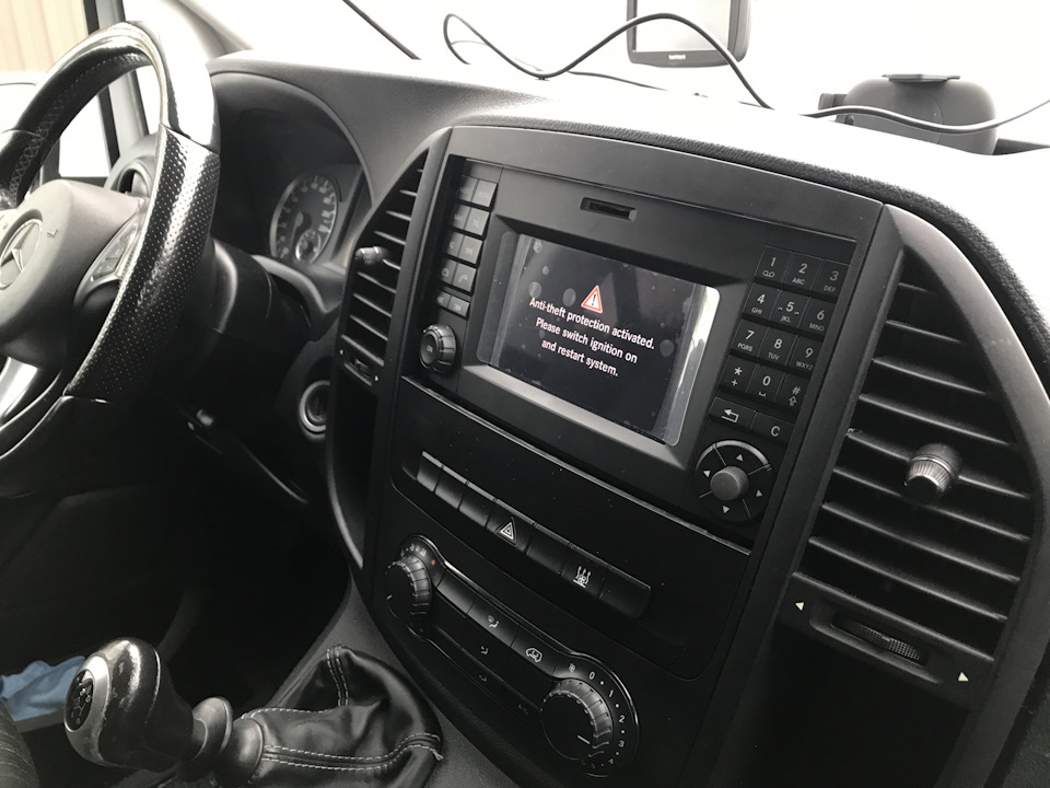 Установка audio 15 на vito 447 3
