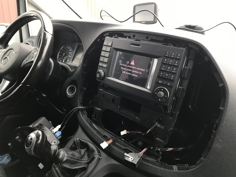 Установка audio 15 на vito 447 1
