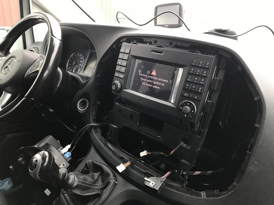 Установка audio 15 на vito 447