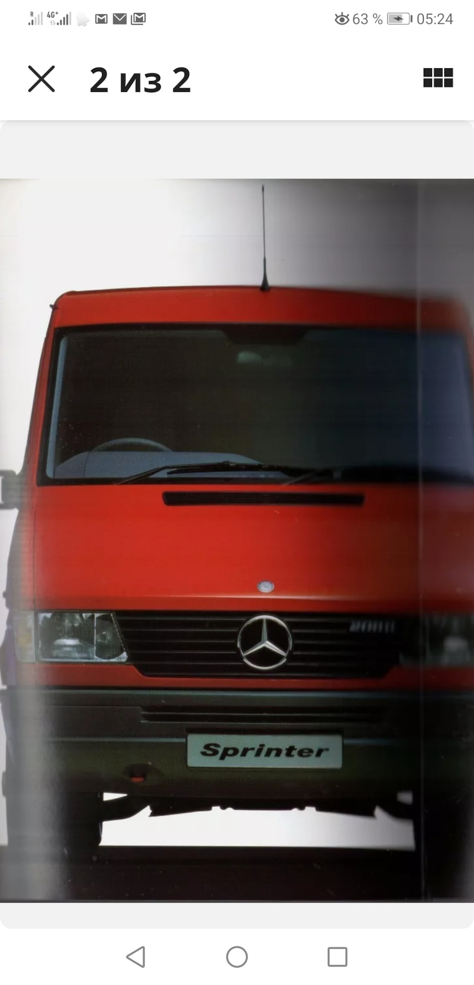 Оригінна брошура Mercedes Sprinter TDI 1995 3