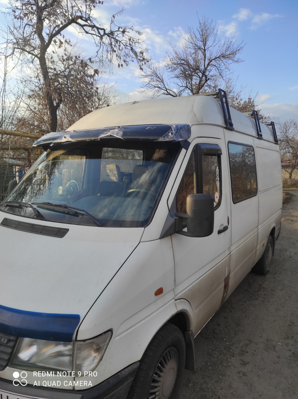 УСТАНОВИВ КОЗИРІК НА МЕРСЕДЕС СПРИНТЕР 5