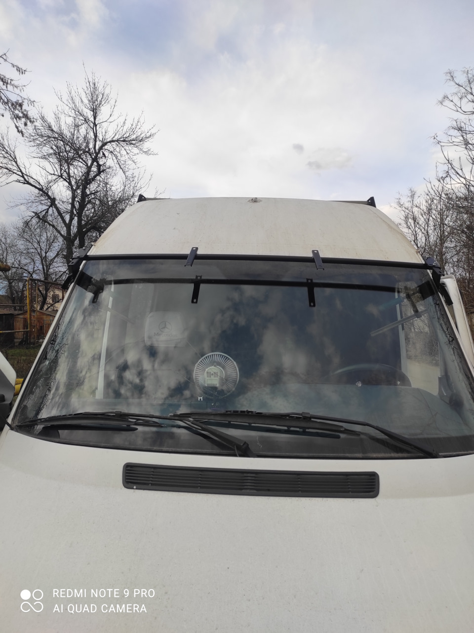УСТАНОВИВ КОЗИРІК НА МЕРСЕДЕС СПРИНТЕР 3