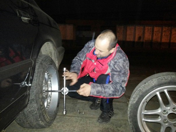 візит до vetalBMW і перевзуття його 540:) 2