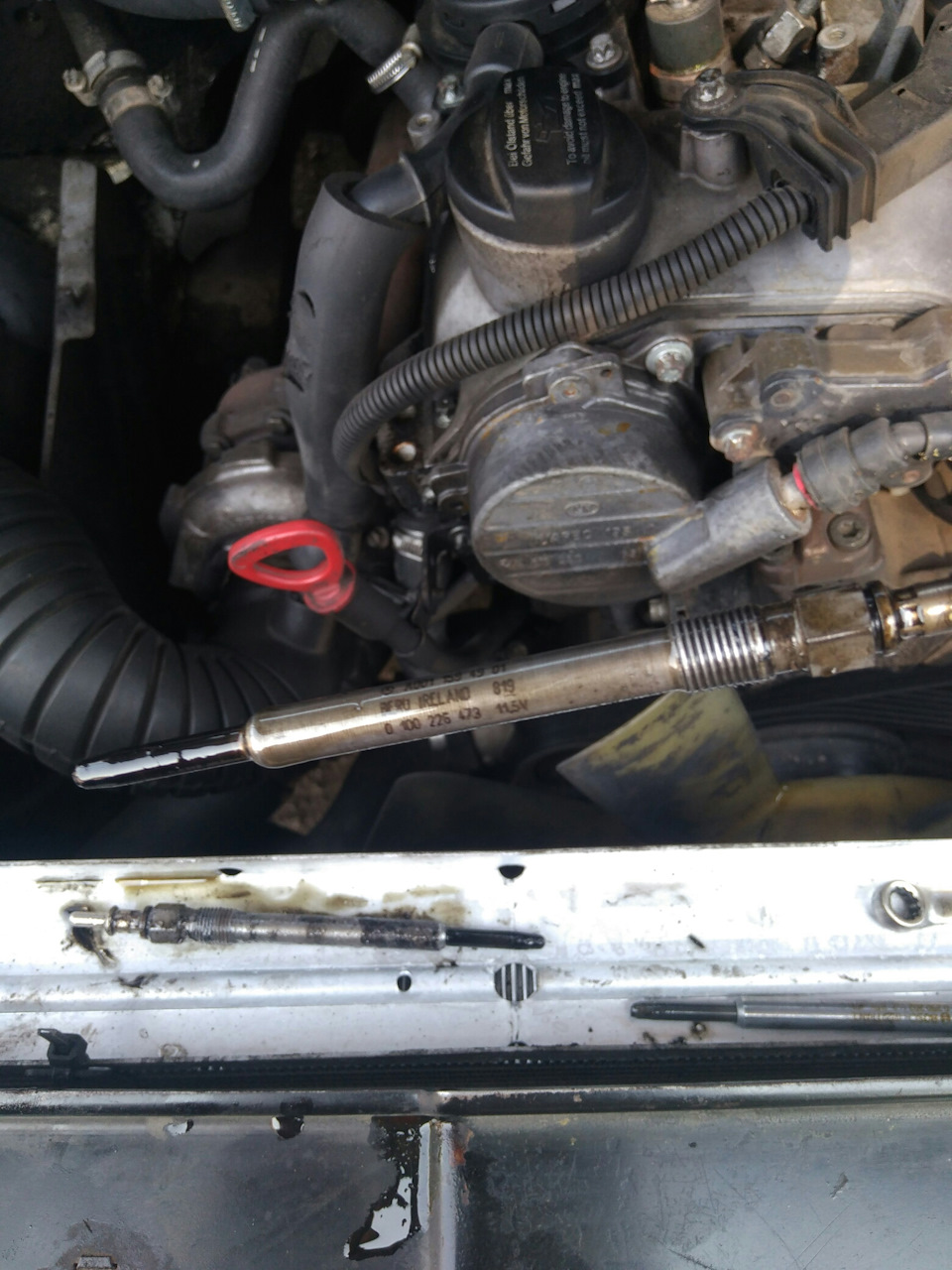 Заміна свічок розжарювання 4