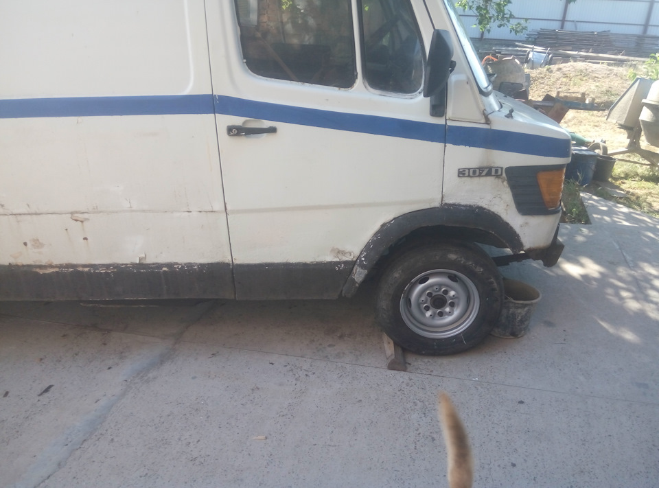 Підготовка Мерса до відправки до зварювальника 5