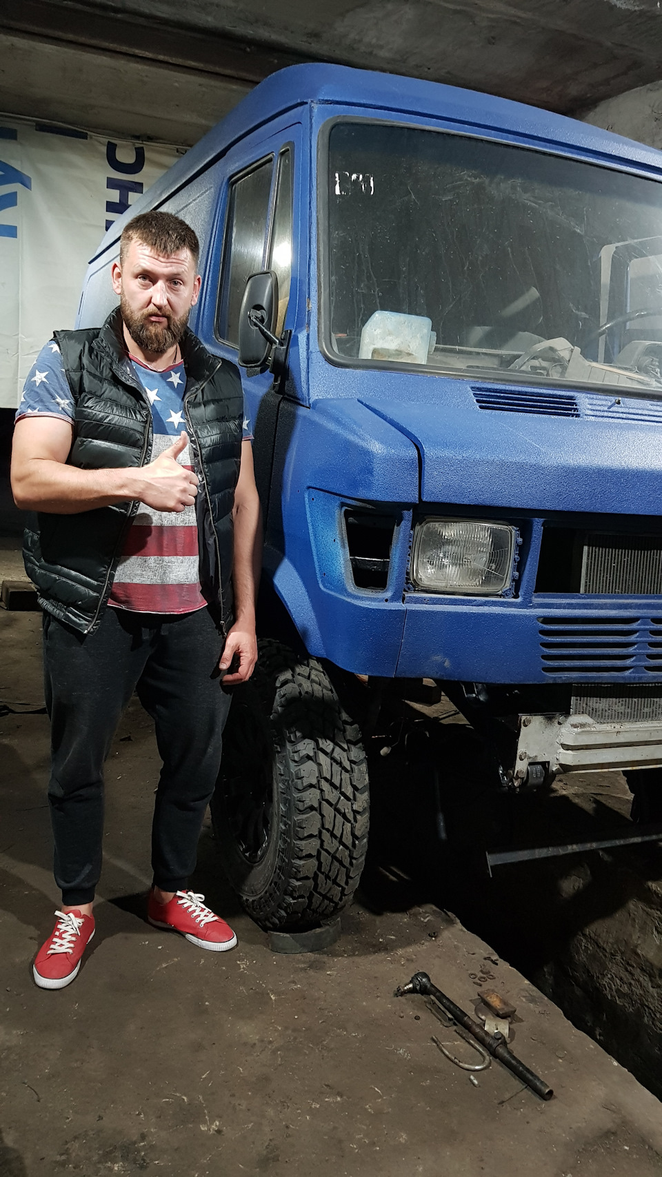 Обробили днище body932 і поставили мости 2