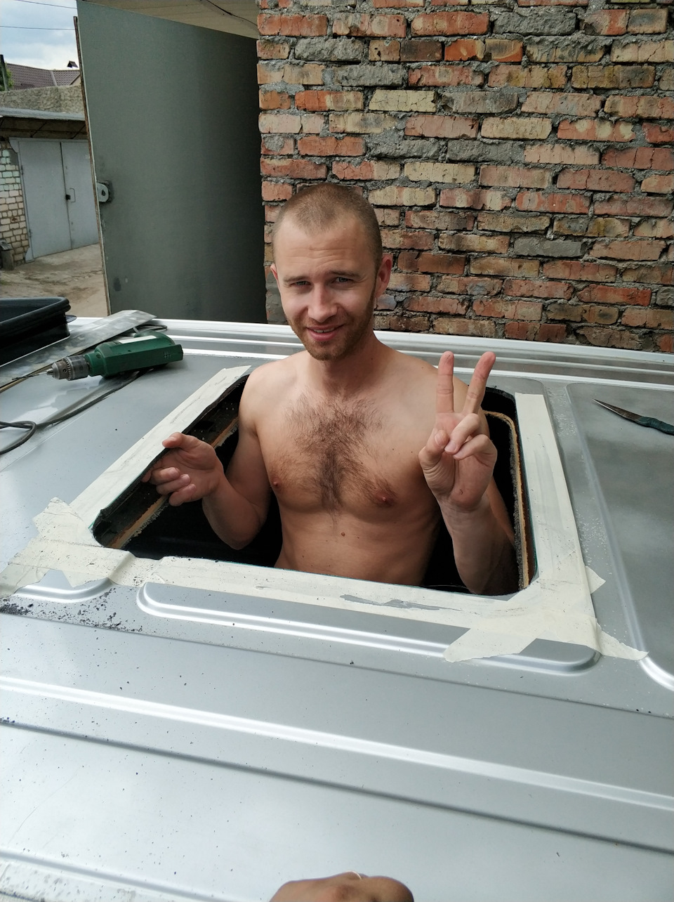 Встановлення турецького люка 2