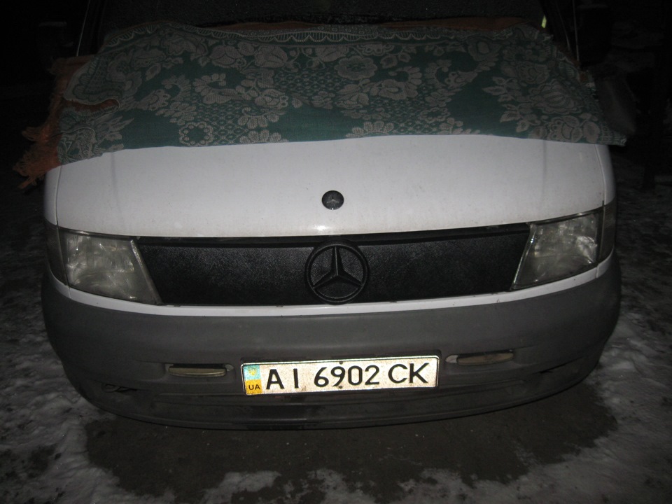 Причепив накладку. 2