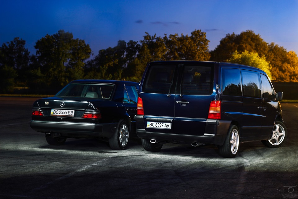 Good evening photo session w638 vs w124 2