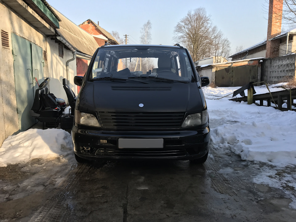 Встановлення дзеркал V-Class, розбирання салону, підготовка до фарбування! 1