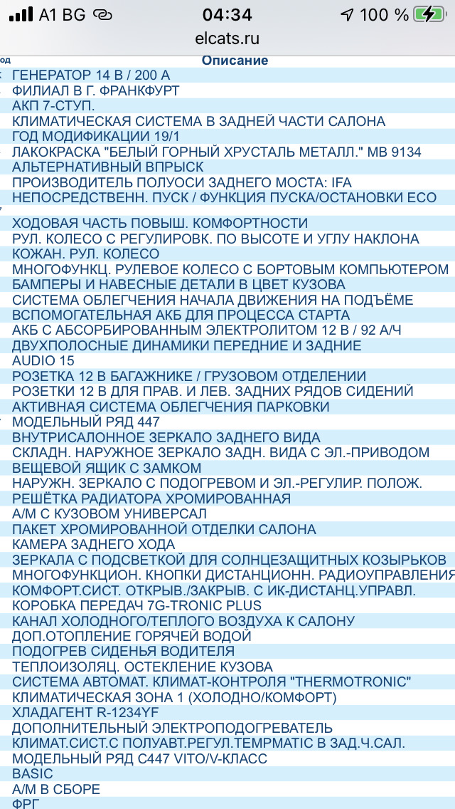 Комплектація з vin 2